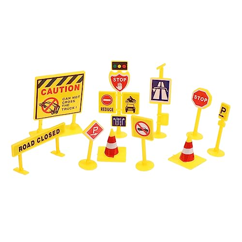 FRCOLOR 5 Satz Teiliges Verkehrszeichen Modell Set Teiliges Miniatur Straßenschilder Pädagogisches Micro Landschafts Zubehör Dekoratives Lernspielzeug für Bastelprojekte FRCOLOR 5 Satz Teiliges Verkehrszeichen Modell Set Teiliges Miniatur Straßenschilder Pädagogisches Micro Landschafts Zubehör Dekoratives Lernspielzeug für Bastelprojekte von FRCOLOR