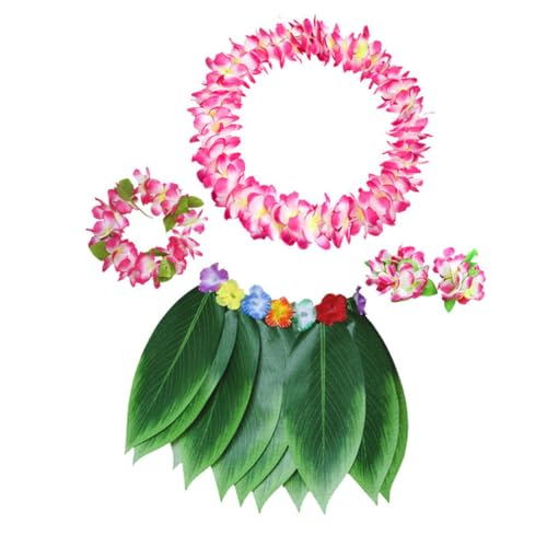 FRCOLOR 5 Stück 1 Satz Luau Partydekorationszubehör tropisch Dekorationen Strand Rock Ereignis blumengirlande künstlich künstliche blumengirlande hawaiianische Girlande Rosa von FRCOLOR