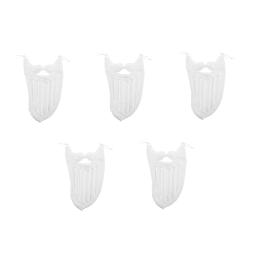 FRCOLOR 5 Stück Aufblasbarer Weißer Schnurrbart und Schnurrbart für Erwachsene Hautfreundlich Wiederverwendbar Weiches Material für Weihnachtsmann Kostüm Cosplay Halloween und FRCOLOR 5 Stück Aufblasbarer Weißer Schnurrbart und Schnurrbart für Erwachsene Hautfreundlich Wiederverwendbar Weiches Material für Weihnachtsmann Kostüm Cosplay Halloween und von FRCOLOR