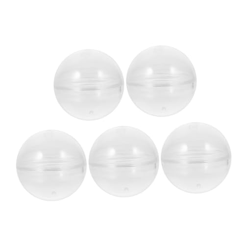 FRCOLOR 5 Stück Befüllbare Transparente Kapseln für Automaten und Sammler Hohe Runde Boxen für Hochzeiten Geburtstagsfeiern und Mehr zum Verpacken und Ausstellen von Gegenständen FRCOLOR 5 Stück Befüllbare Transparente Kapseln für Automaten und Sammler Hohe Runde Boxen für Hochzeiten Geburtstagsfeiern und Mehr zum Verpacken und Ausstellen von Gegenständen von FRCOLOR