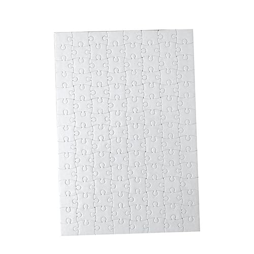FRCOLOR 5 Stück Blanko Puzzle zum Selbstgestalten Kreatives DIY Puzzlespielzeug für Erwachsene zum Malen und Dekorieren für Partys und Aktivitäten von FRCOLOR