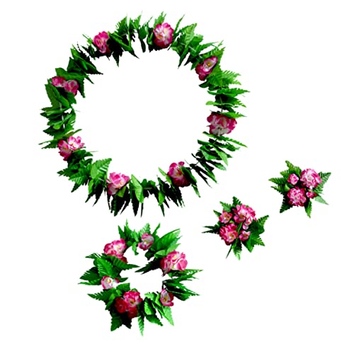 FRCOLOR 5 Stück Blattrock Girlanden Kränze Blumengirlande Ornament Bekleidung Dekorationen Kostüme Outfits Hula Rock Hawaii Partyrock Tropischer Rock Rosy FRCOLOR 5 Stück Blattrock Girlanden Kränze Blumengirlande Ornament Bekleidung Dekorationen Kostüme Outfits Hula Rock Hawaii Partyrock Tropischer Rock Rosy von FRCOLOR