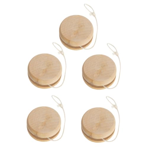 FRCOLOR 5 Stück Holz Yoyo Bälle Unisex Outdoor für Handgefertigte DIY Finger Yoyos mit Durchmesser für Geschicklichkeit und Spielspaß FRCOLOR 5 Stück Holz Yoyo Bälle Unisex Outdoor für Handgefertigte DIY Finger Yoyos mit Durchmesser für Geschicklichkeit und Spielspaß von FRCOLOR