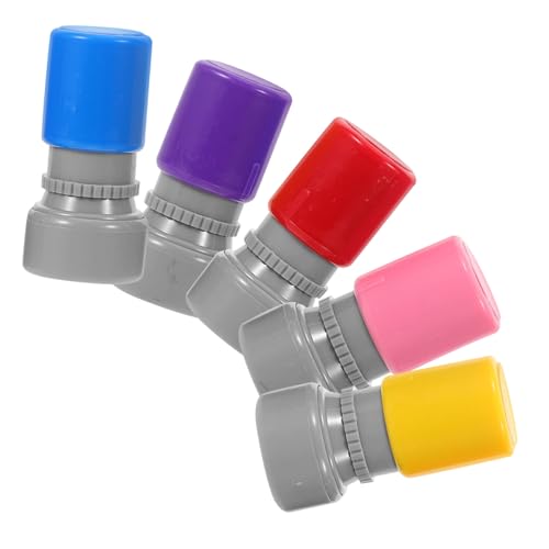 FRCOLOR 5 Stück Lehrer Stempel Bunte Motivationsstempel Für Aufgaben Feedback Schülerbelohnung Grundschule Unterricht von FRCOLOR