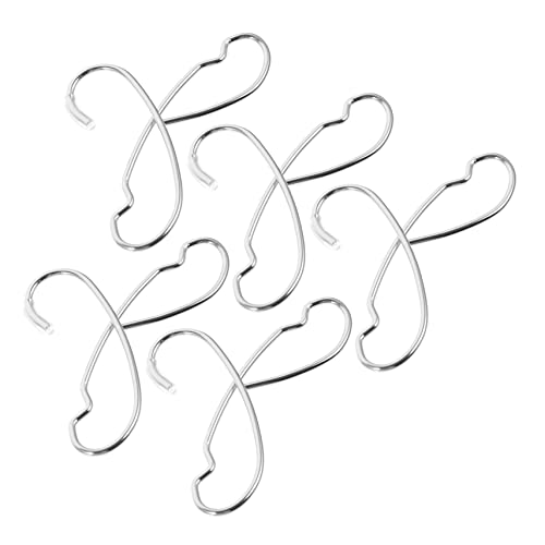 FRCOLOR 5 Stück Mini Kleiderbügel für Puppen aus Metall für Puppenkleider und Puppenzubehör Praktische Aufbewahrungslösung für Puppenliebhaber und Miniaturhäuser von FRCOLOR