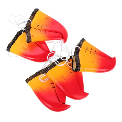 FRCOLOR 5 Stück Papageien-Nasenstütze Tierkostümnase Halloween Kind Lustige gelbe Vogelnase Wo Party Ara Papageiennase verkleiden Simulationstier-Nasenstütze Zubehör Vinyl FRCOLOR 5 Stück Papageien-Nasenstütze Tierkostümnase Halloween Kind Lustige gelbe Vogelnase Wo Party Ara Papageiennase verkleiden Simulationstier-Nasenstütze Zubehör Vinyl von FRCOLOR