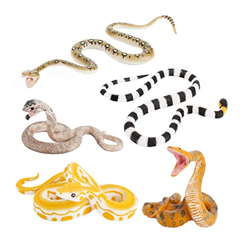 FRCOLOR 5 Stück Realistische Schlangen Lebensechte Schlangen für Halloween Deko Streiche und Lernspiele für Erwachsene FRCOLOR 5 Stück Realistische Schlangen Lebensechte Schlangen für Halloween Deko Streiche und Lernspiele für Erwachsene von FRCOLOR