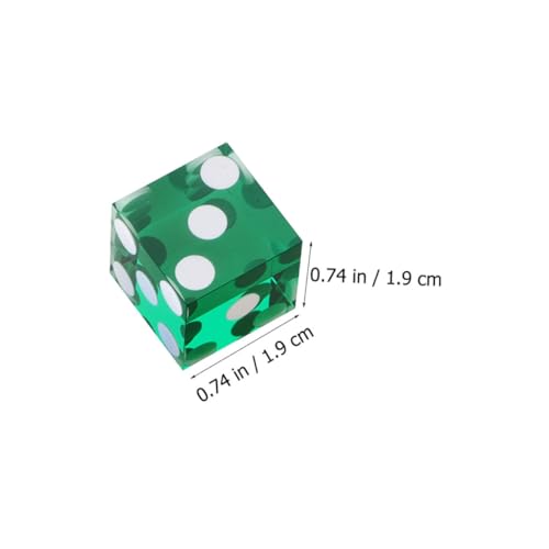 FRCOLOR 5 Stück Teiliges Acryl würfelset mit Transparentem Design Großen Punkten Rechtwinkligen Kanten als Lustige Wettwürfel für Brettspiele Familienfeiern und Zufällige Zufällige Farbe FRCOLOR 5 Stück Teiliges Acryl würfelset mit Transparentem Design Großen Punkten Rechtwinkligen Kanten als Lustige Wettwürfel für Brettspiele Familienfeiern und Zufällige Zufällige Farbe von FRCOLOR