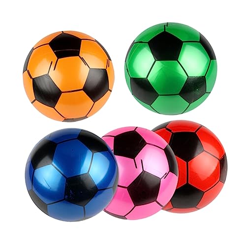 FRCOLOR 5 Stück Teiliges Aufblasbares Ballspielzeug für Bunte Gummibälle Outdoor Fußball Interaktives Springball Robustes PVC für Drinnen und Draußen Zufällige Farbe Zufällige Farbe FRCOLOR 5 Stück Teiliges Aufblasbares Ballspielzeug für Bunte Gummibälle Outdoor Fußball Interaktives Springball Robustes PVC für Drinnen und Draußen Zufällige Farbe Zufällige Farbe von FRCOLOR
