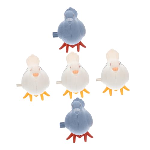FRCOLOR 5 Stück Teiliges Aufziehspielzeug mit Kleine Taubenfiguren Batteriefreies Lernspielzeug Dekorative Wind Up Vögel für Kinderzimmer und Farblich Sortiert Zufällige Zufällige Farbe von FRCOLOR