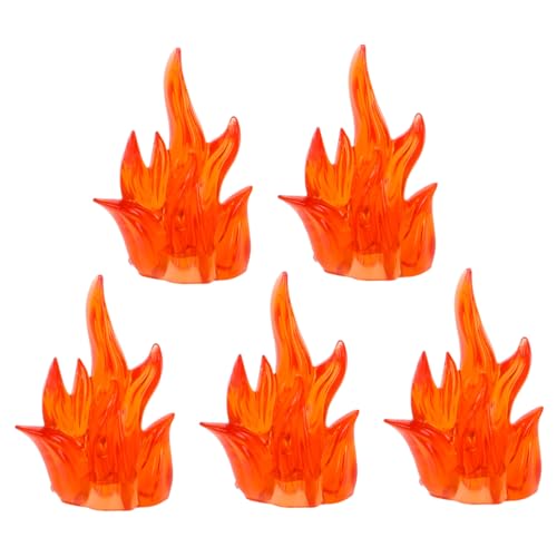 FRCOLOR 5 Stück Teiliges Bausteine mit Feuer Effekten Lernspielzeug für Kreative Bautätigkeiten für Halloween Dekoration und Fantasievolles FRCOLOR 5 Stück Teiliges Bausteine mit Feuer Effekten Lernspielzeug für Kreative Bautätigkeiten für Halloween Dekoration und Fantasievolles von FRCOLOR