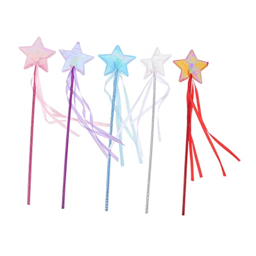 FRCOLOR 5 Stück Teiliges Delicate Fairy Sticks mit Einzigartigem Fünf Stern Design Leicht und Handlich als Partyzubehör und Gastgeschenke für Junge Mädchen bei Kindergeburtstag Halloween FRCOLOR 5 Stück Teiliges Delicate Fairy Sticks mit Einzigartigem Fünf Stern Design Leicht und Handlich als Partyzubehör und Gastgeschenke für Junge Mädchen bei Kindergeburtstag Halloween von FRCOLOR