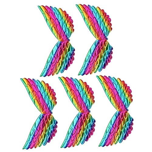 FRCOLOR 5 Stück Teiliges Einhornflügel Kostüm für Halloween Weihnachten Kreative Verkleidung für Partys Fotos Leicht für Cosplay Besondere Anlässe von FRCOLOR