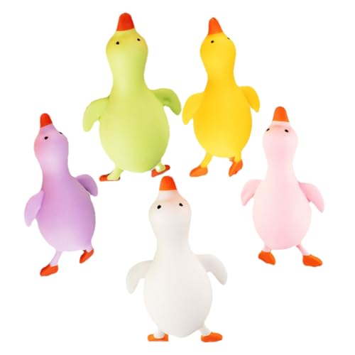 FRCOLOR 5 Stück Teiliges Enten stressabbau Weichem TPR Bunte für Partydeko und Entspannendes Drücken Lustige Tierform für Erwachsene FRCOLOR 5 Stück Teiliges Enten stressabbau Weichem TPR Bunte für Partydeko und Entspannendes Drücken Lustige Tierform für Erwachsene von FRCOLOR