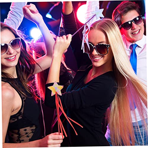 FRCOLOR 5 Stück Teiliges Feenstab mit Sternmotiv Leichter Zauberstab für Mädchen Farbenfrohes Partyzubehör für Halloween Geburtstagsfeiern und Fantasievolles Cosplay FRCOLOR 5 Stück Teiliges Feenstab mit Sternmotiv Leichter Zauberstab für Mädchen Farbenfrohes Partyzubehör für Halloween Geburtstagsfeiern und Fantasievolles Cosplay von FRCOLOR