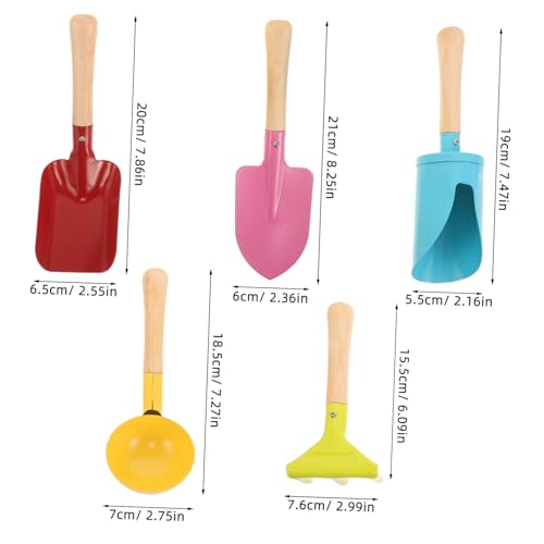 FRCOLOR 5 Stück Teiliges Gartenwerkzeug mit Ergonomischen Sand-schaufeln Mini-rechen und Schaufel Vielseitiges Outdoor Garten Strand und Kreative Sandaktivitäten FRCOLOR 5 Stück Teiliges Gartenwerkzeug mit Ergonomischen Sand-schaufeln Mini-rechen und Schaufel Vielseitiges Outdoor Garten Strand und Kreative Sandaktivitäten von FRCOLOR