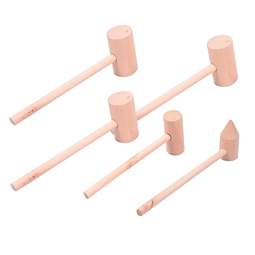 FRCOLOR 5 Stück Teiliges Holzhammer Spielzeugset Glatte Oberfläche Leichtes Design für Kleinkinder Fördert und Hand Auge Koordination für Jungen und Mädchen Ab Jahr FRCOLOR 5 Stück Teiliges Holzhammer Spielzeugset Glatte Oberfläche Leichtes Design für Kleinkinder Fördert und Hand Auge Koordination für Jungen und Mädchen Ab Jahr von FRCOLOR