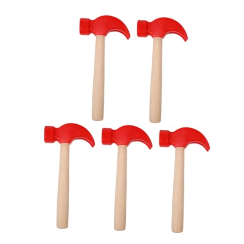 FRCOLOR 5 Stück Teiliges Holzspielzeug Hammer für Kleines Lernspielzeug aus Robustem Holz Sicherer Hammer für Feinmotorik und Spielerisches Üben für Jungen und Mädchen FRCOLOR 5 Stück Teiliges Holzspielzeug Hammer für Kleines Lernspielzeug aus Robustem Holz Sicherer Hammer für Feinmotorik und Spielerisches Üben für Jungen und Mädchen von FRCOLOR