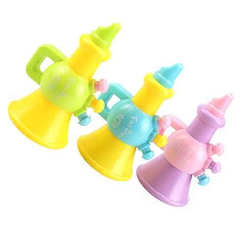 FRCOLOR 5 Stück Teiliges Horn aus Robustem Kunststoff Bunte Cartoon Trompeten für Kleinkinder und Junge Mädchen Sicher und Langlebig für Spiel und Festliche Zufällige Zufällige Farbe von FRCOLOR