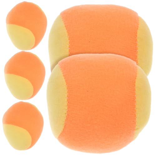 FRCOLOR 5 Stück Teiliges Kleine Klebrige Bälle für Kleinkinder Weiche Wurfspiel Bälle Lustiges Indoor Outdoor Familien Dartspiel Zubehör Fördert Hand Auge Koordination und Zufällige Farbe von FRCOLOR