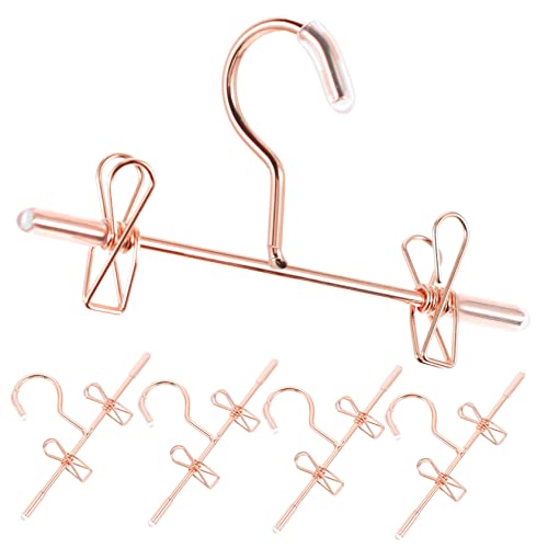 FRCOLOR 5 Stück Teiliges Mini Kleiderbügel aus Metall Roségoldfarbene Miniatur Kleiderbügel für Puppenhaus für Puppenkleidung und Babypuppen Zubehör FRCOLOR 5 Stück Teiliges Mini Kleiderbügel aus Metall Roségoldfarbene Miniatur Kleiderbügel für Puppenhaus für Puppenkleidung und Babypuppen Zubehör von FRCOLOR