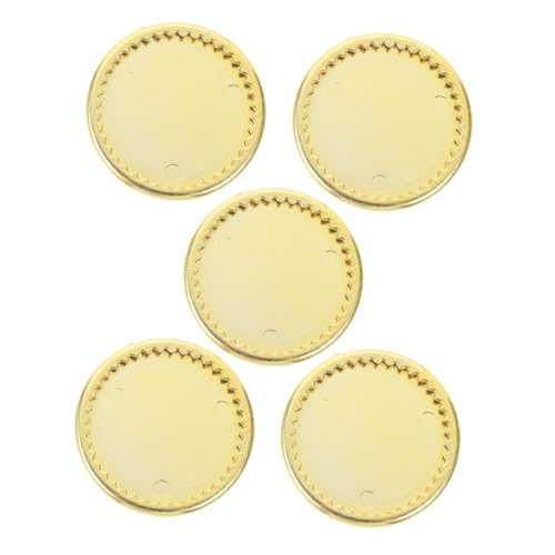 FRCOLOR 5Stücke Miniatur Teller Satz für Puppenhäuser Kleiner Simuliertes Kleiner Geschirr Puppenhaus Zubehör Dekoration für Küchenszenen von FRCOLOR
