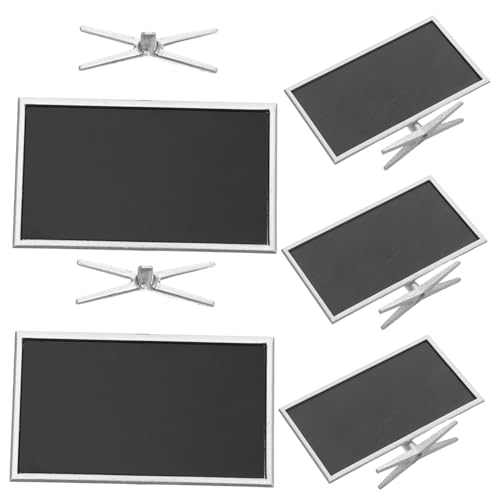 FRCOLOR 5 Stück Teiliges Miniatur Tv für Puppenhaus mit Realistischem LCD Bildschirm Kindgerechte Detailgetreues Design Leichtes Kunststoffmodell Miniaturmöbel für Kreatives Rollenspiel von FRCOLOR