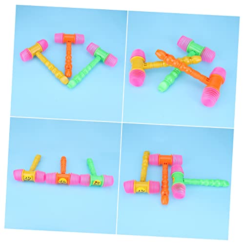 FRCOLOR 5 Stück Teiliges Musik Quietsch Hammer Buntes Pädagogisches Squeaky Hammer für Junge Mädchen und Kleinkinder Fördert Rhythmusgefühl und Motorische Entwicklung Zufällige Farbe von FRCOLOR