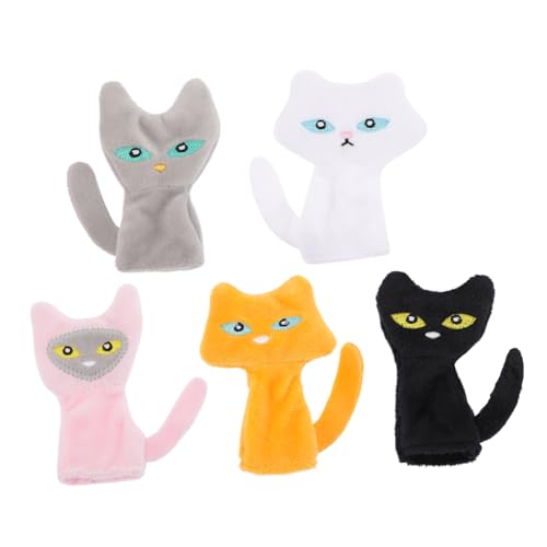FRCOLOR 5 Stück Teiliges Plüsch Fingerpuppen Tierfiguren für Kleinkinder Bunte Handpuppen zur Sprachförderung und Frühkindlichen Bildung für Junge Mädchen Jahr FRCOLOR 5 Stück Teiliges Plüsch Fingerpuppen Tierfiguren für Kleinkinder Bunte Handpuppen zur Sprachförderung und Frühkindlichen Bildung für Junge Mädchen Jahr von FRCOLOR