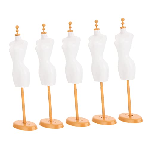 FRCOLOR Puppenkleiderständer 5 Stück Kleiner Mannequin Modell Ständer für Puppen Kleidung Display Zubehör FRCOLOR Puppenkleiderständer 5 Stück Kleiner Mannequin Modell Ständer für Puppen Kleidung Display Zubehör von FRCOLOR