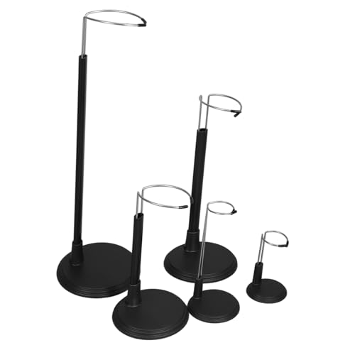 FRCOLOR 5 Stück Teiliges Puppenständer Höhenverstellbare Figurenhalter für Vielseitige Displays Schwarz für Sammlungen und Ausstellungen FRCOLOR 5 Stück Teiliges Puppenständer Höhenverstellbare Figurenhalter für Vielseitige Displays Schwarz für Sammlungen und Ausstellungen von FRCOLOR