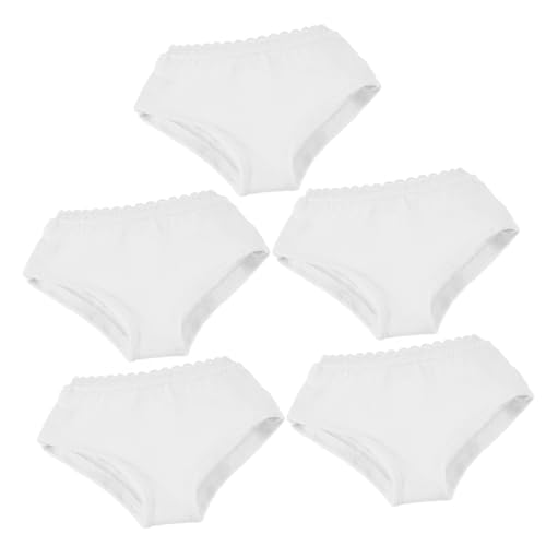 FRCOLOR 5 Stück Teiliges Puppenunterwäsche aus Elastischem Spitzenbesatz Einfarbig Passend für Puppen Puppenwindeln Bequem und Vielseitig für Babypuppen und Kuscheltiere FRCOLOR 5 Stück Teiliges Puppenunterwäsche aus Elastischem Spitzenbesatz Einfarbig Passend für Puppen Puppenwindeln Bequem und Vielseitig für Babypuppen und Kuscheltiere von FRCOLOR