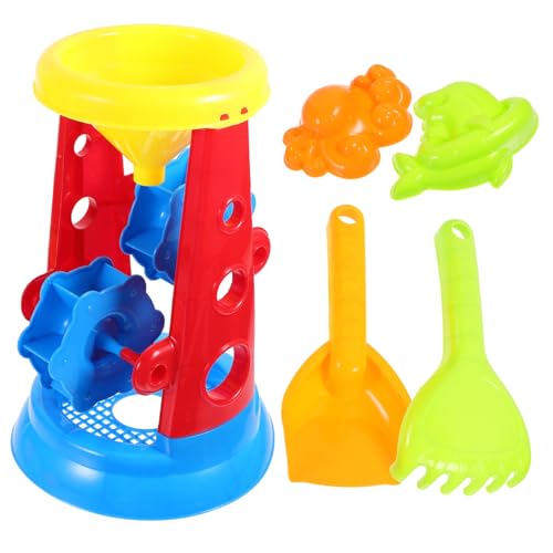 FRCOLOR 5 Stück Teiliges Sandspielzeug Set für Eimer Schaufel und Sanduhr für Kreatives Am Strand Leicht und Tragbar für Outdoor Aktivitäten im Sommer von FRCOLOR