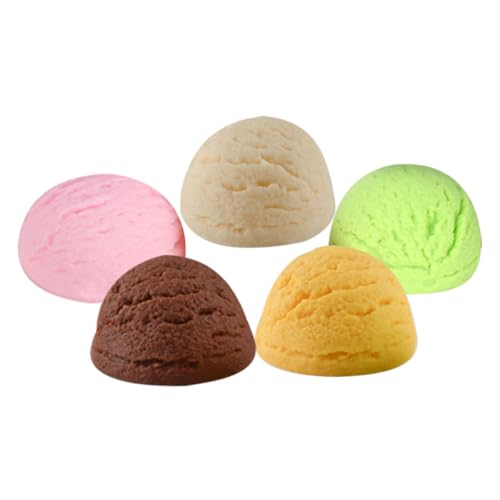 FRCOLOR 5 Stück Teiliges Simulierte Eiskugeln Dekorative Requisiten für Partybedarf Künstliche Eiscreme Bälle für Deko und Ausstellungen Leicht und Realistisch FRCOLOR 5 Stück Teiliges Simulierte Eiskugeln Dekorative Requisiten für Partybedarf Künstliche Eiscreme Bälle für Deko und Ausstellungen Leicht und Realistisch von FRCOLOR