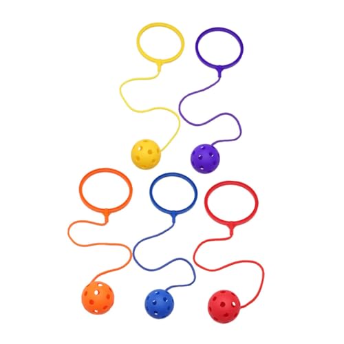 FRCOLOR 5 Stück Teiliges Sprungball Elastisches Ankle Skip Ball Fitnessspiel Leichtes Outdoor-Indoor Fördert Koordination und Bewegung Zufällige Farben Zufällige Farbe FRCOLOR 5 Stück Teiliges Sprungball Elastisches Ankle Skip Ball Fitnessspiel Leichtes Outdoor-Indoor Fördert Koordination und Bewegung Zufällige Farben Zufällige Farbe von FRCOLOR