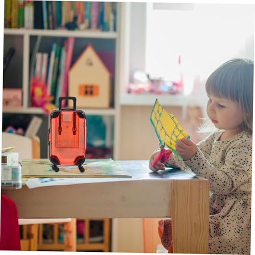 FRCOLOR 5 Teiliger Spielkoffer Für Gepäckspielzeug Für Trolley Rollkoffer Mini Spielzeugkoffer Reisekoffer Miniatur Minikoffer Minikoffer von FRCOLOR