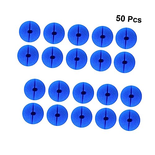 FRCOLOR 50 Stück Blaue Schwamm Clownsnasen für Kostümpartys Maskeraden und Cosplay Einfaches und Lustiges Zubehör für Erwachsene und Langlebig und Vielseitig Einsetzbar von FRCOLOR