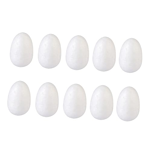 FRCOLOR 50 Stück Eier Weiß DIY Ostereier Basteln für Leichte Stabile Foam Eier zum Bemalen und Dekorieren für Osterfest Familienbastelspaß und Kreative Deko FRCOLOR 50 Stück Eier Weiß DIY Ostereier Basteln für Leichte Stabile Foam Eier zum Bemalen und Dekorieren für Osterfest Familienbastelspaß und Kreative Deko von FRCOLOR