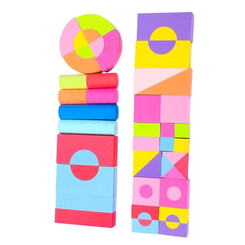 FRCOLOR 50 Stück Eva Farbige Stapelbare Bausteine Weiche Lernspielzeuge für Kleinkinder Fördert Motorik Kreativität Sicher Unbedenklich für Ab Jahr FRCOLOR 50 Stück Eva Farbige Stapelbare Bausteine Weiche Lernspielzeuge für Kleinkinder Fördert Motorik Kreativität Sicher Unbedenklich für Ab Jahr von FRCOLOR