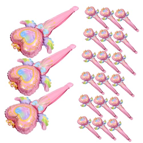FRCOLOR 50 Stück Folienballons in Feenstab Form Handlich Leuchtend für Partydeko Geburtstagsfeiern Hochzeiten als Fotorequisite und Garten Dekoration FRCOLOR 50 Stück Folienballons in Feenstab Form Handlich Leuchtend für Partydeko Geburtstagsfeiern Hochzeiten als Fotorequisite und Garten Dekoration von FRCOLOR
