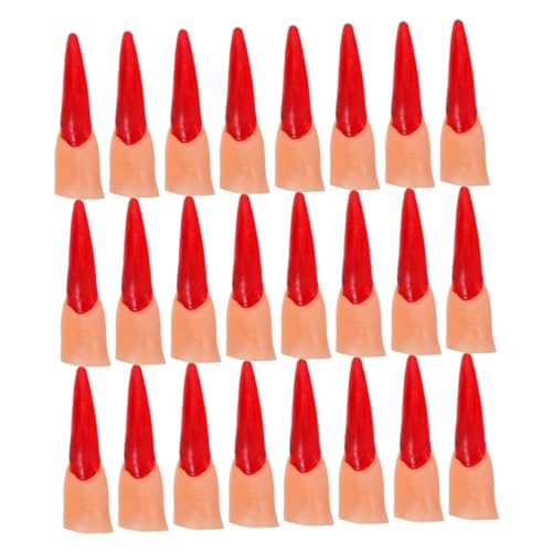 FRCOLOR 50 Stück Halloween Fake Finger mit Langen Nägeln Realistische Kunststoff Fingerspitzen Gruselige Party Requisiten für Streiche Cosplay und Maskerade Zubehör Passend für FRCOLOR 50 Stück Halloween Fake Finger mit Langen Nägeln Realistische Kunststoff Fingerspitzen Gruselige Party Requisiten für Streiche Cosplay und Maskerade Zubehör Passend für von FRCOLOR
