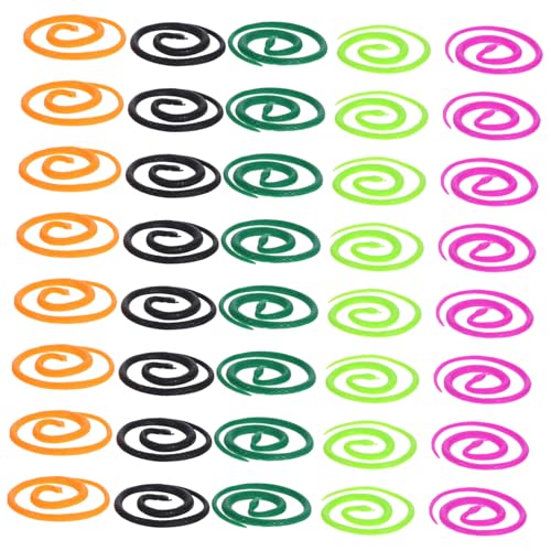 FRCOLOR 50 Stück Halloween Schlangenspielzeug Realistische Schlangen Requisiten für Streiche und Partydekorationen für Erwachsene Farben pro Packung FRCOLOR 50 Stück Halloween Schlangenspielzeug Realistische Schlangen Requisiten für Streiche und Partydekorationen für Erwachsene Farben pro Packung von FRCOLOR
