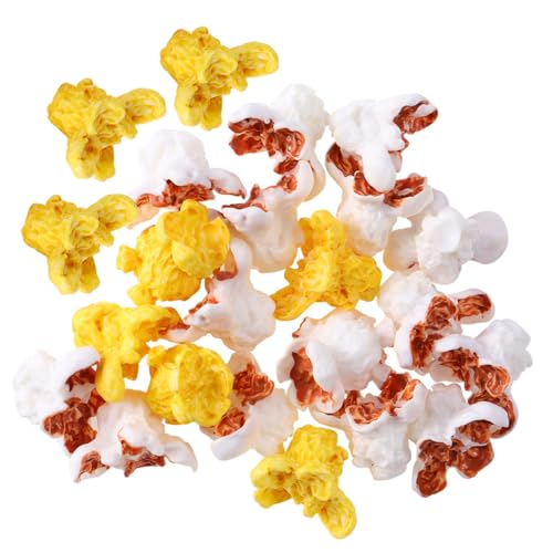 FRCOLOR 50 Stück Künstliche Popcorn Figuren Deko Resin Modell für Foto Requisiten und Party Schmuck FRCOLOR 50 Stück Künstliche Popcorn Figuren Deko Resin Modell für Foto Requisiten und Party Schmuck von FRCOLOR