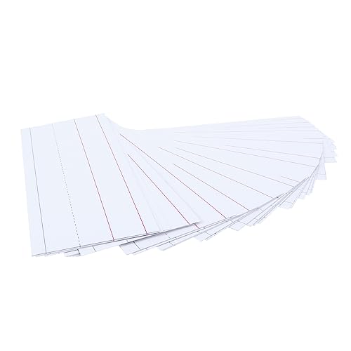FRCOLOR 50 Stück Lernkarten Satzstreifen für Schule Praktische Wortkarten für Klassenzimmer und Zuhause Leicht und Tragbar für Flashcards und Namensschilder FRCOLOR 50 Stück Lernkarten Satzstreifen für Schule Praktische Wortkarten für Klassenzimmer und Zuhause Leicht und Tragbar für Flashcards und Namensschilder von FRCOLOR