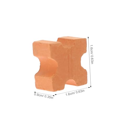 FRCOLOR 50 Stück Maßstab Realistische Mikro Landschaft Bausteine für Sandtisch Modellbau DIY Puppenhaus Zubehör von FRCOLOR