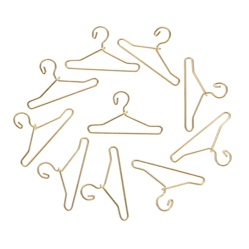 FRCOLOR 50 Stück Mini Kleiderbügel aus Metall für Puppen Goldene Kleiderbügel für Puppenbekleidung für Puppenschränke Aufbewahrung von Spielzeugkleidung FRCOLOR 50 Stück Mini Kleiderbügel aus Metall für Puppen Goldene Kleiderbügel für Puppenbekleidung für Puppenschränke Aufbewahrung von Spielzeugkleidung von FRCOLOR