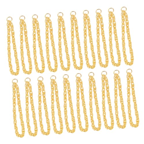 FRCOLOR 50 Stück Mini Schmuck für Puppen Teiliges Goldene für Puppen Elegante Dekoration für Rollenspiele für und Partys von FRCOLOR