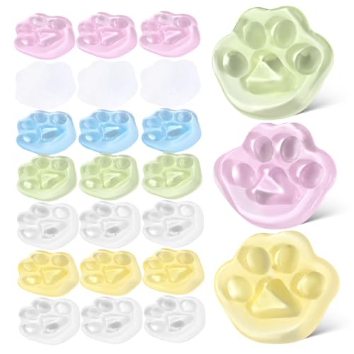 FRCOLOR 50 Stück Mini Squishy Pfoten Weiches Druckbares Fidget Toy mit Einzigartigem Katzenpfoten-Design Tragbar und Sensorisch für Partygeschenke und Stressabbau von FRCOLOR