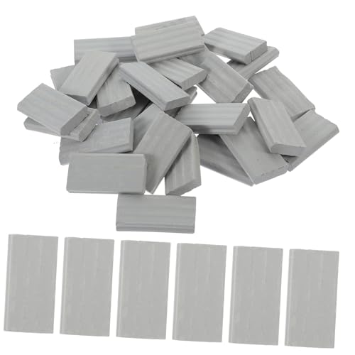 FRCOLOR 50 Stück Mini Ziegelsteine Miniatur Landschaftsbausteine für DIY Basteln Miniaturhäuser Sandtisch Architekturmodell Zubehör FRCOLOR 50 Stück Mini Ziegelsteine Miniatur Landschaftsbausteine für DIY Basteln Miniaturhäuser Sandtisch Architekturmodell Zubehör von FRCOLOR