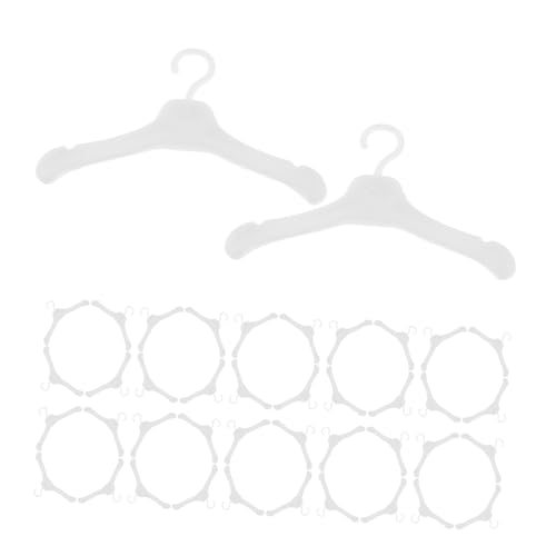 FRCOLOR 50 Stück Miniatur Kunststoff Puppenkleiderbügel Mini Doll Closet Hangers für Puppenkleidung Aufbewahrung und Organisation Leichte Miniatur Garderoben Zubehör für Puppenhaus und FRCOLOR 50 Stück Miniatur Kunststoff Puppenkleiderbügel Mini Doll Closet Hangers für Puppenkleidung Aufbewahrung und Organisation Leichte Miniatur Garderoben Zubehör für Puppenhaus und von FRCOLOR